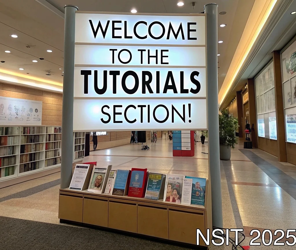 Welcome to our Tutorials Section page.