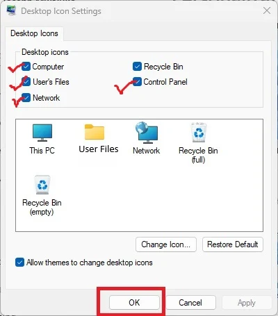 Click the OK button to finish the process after applying process is completed