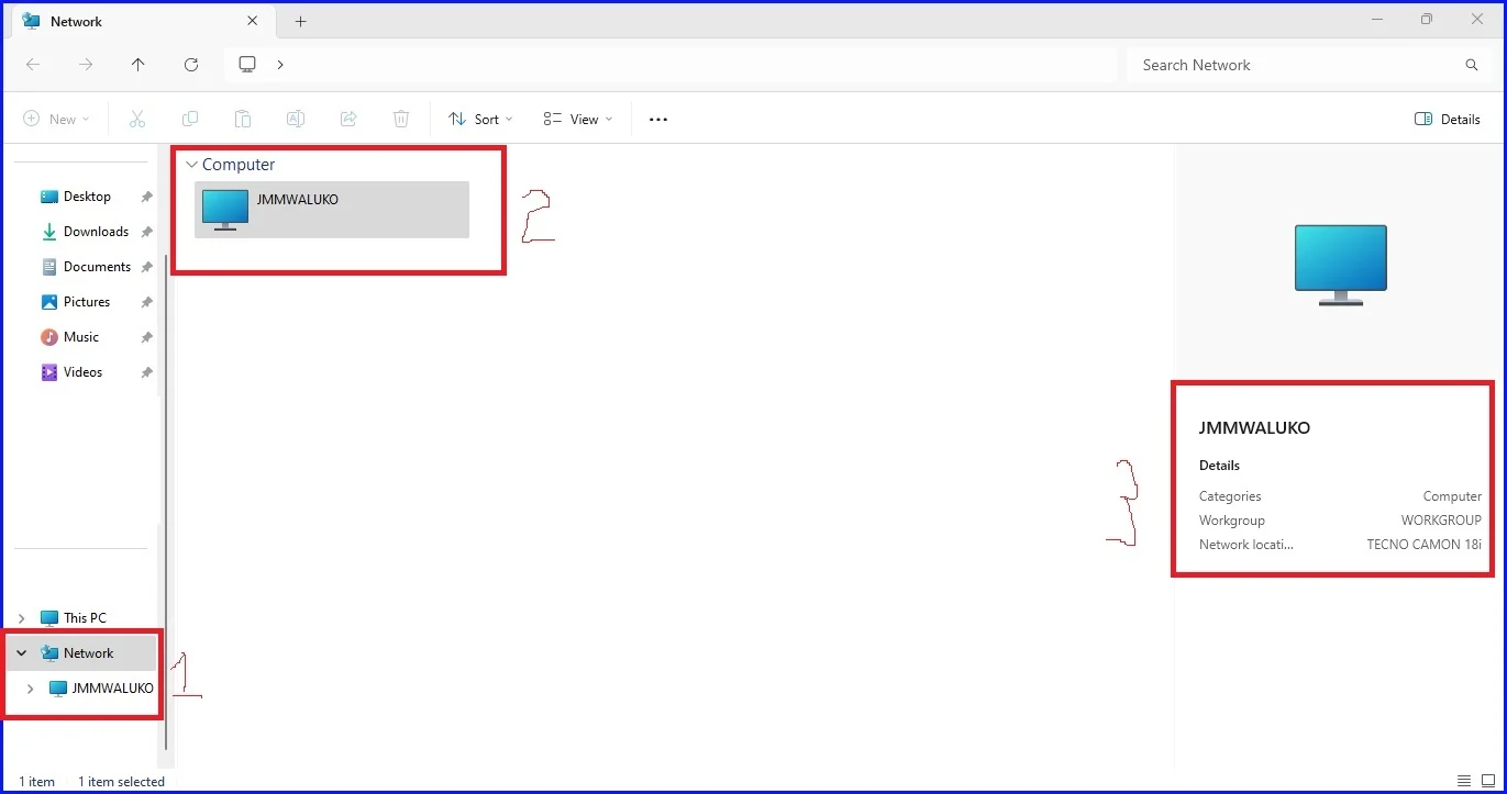 Network Details on my Windows 11 Computer