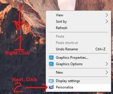 Right-click-blank-area-on-desktop-and-choose-personalize