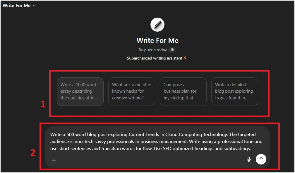 How to write a blog post in seconds using AI.